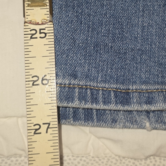 AG Adriano Goldschmied Jeans Womens 31R Blue The Ex-boyfriend Slouchy Distressed - Picture 16 of 16